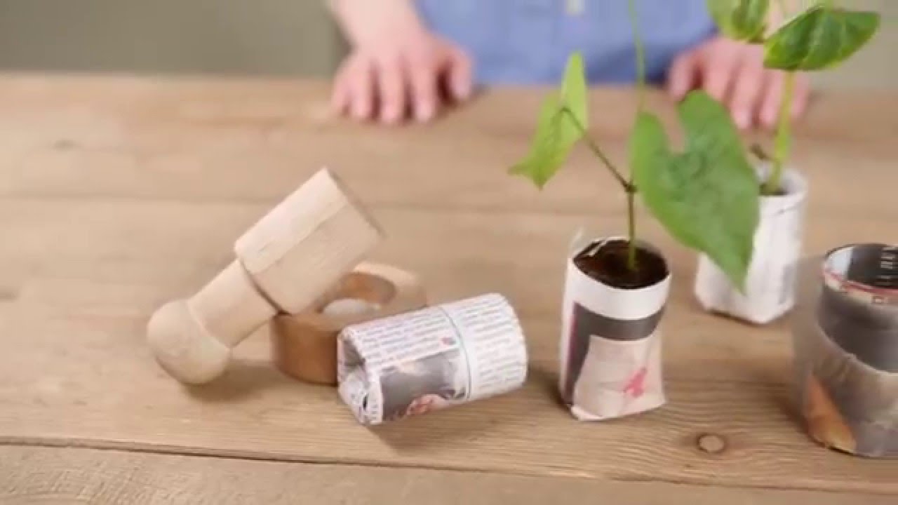 Cheap and Easy Seedling Pots: Use Newspaper
