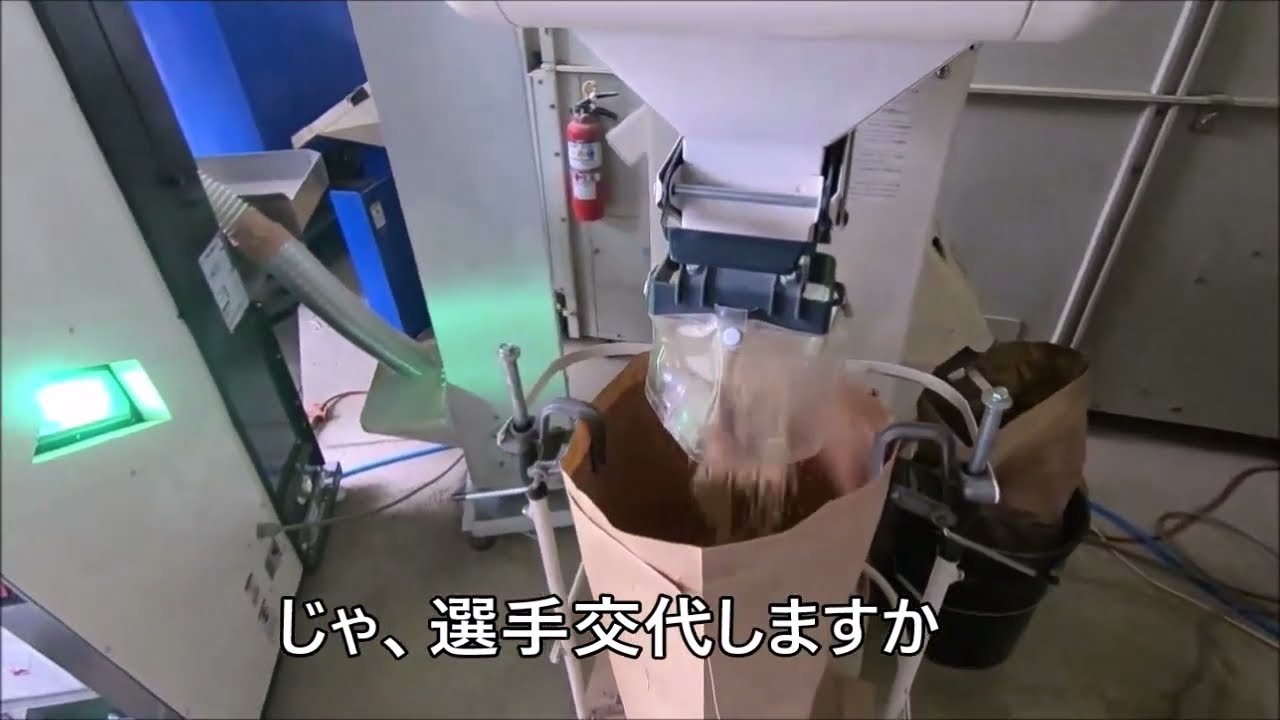 小規模な色選ライン！兼業農家の籾摺り / 20220829