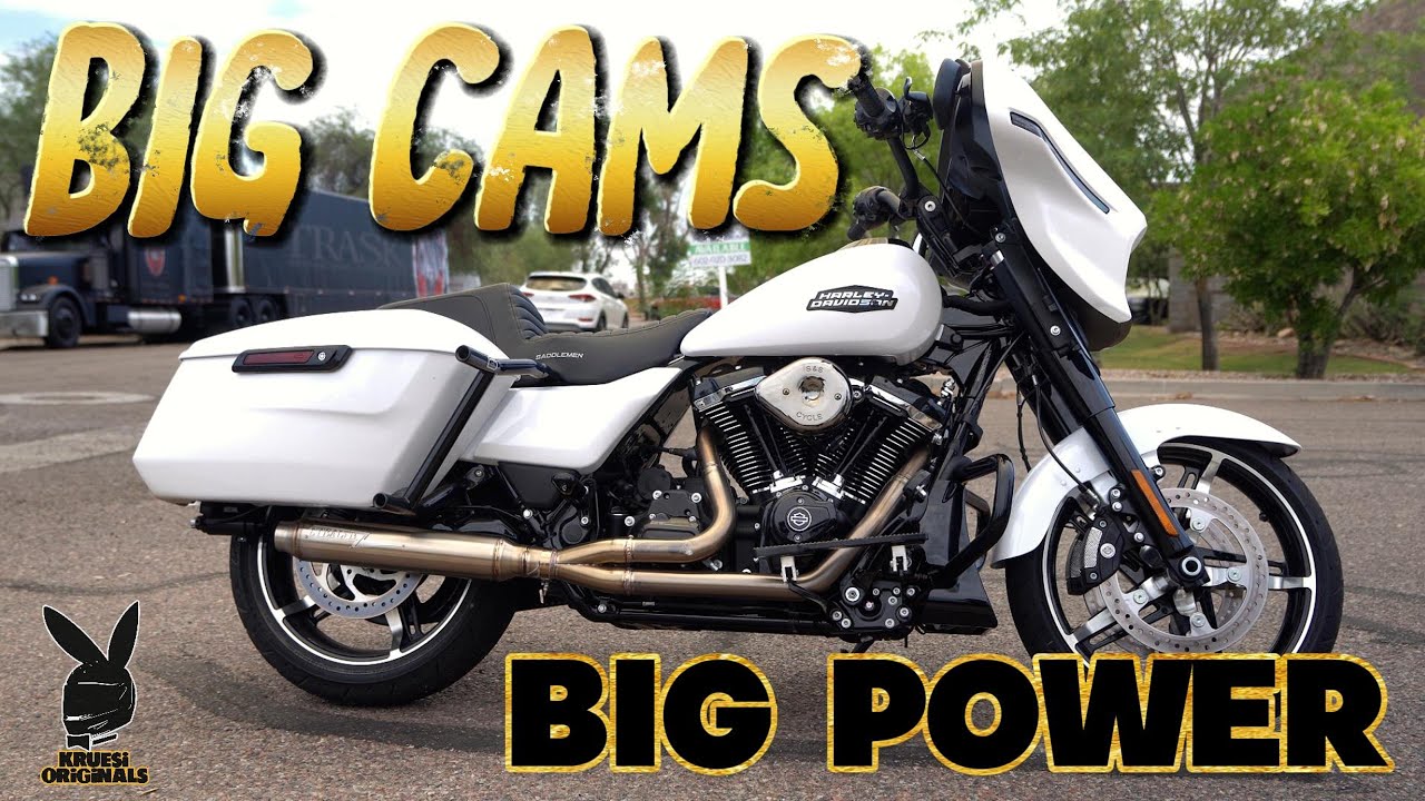 Установка кулачкового механизма Street Glide 117 2024 года и настройка на динамометре — ДОРАБОТКА...