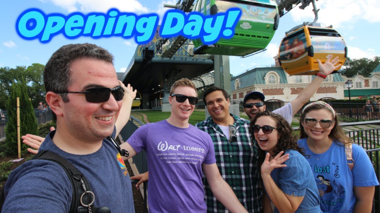 Opening Day of the Disney Skyliner | Fireworks from the Air!