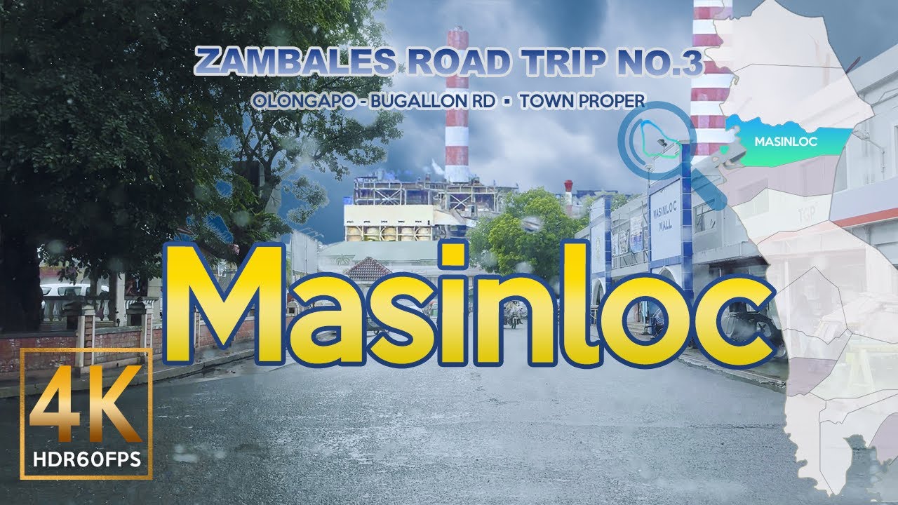Rainy Day Road Trip to Masinloc, Zambales | Philippines | 4K