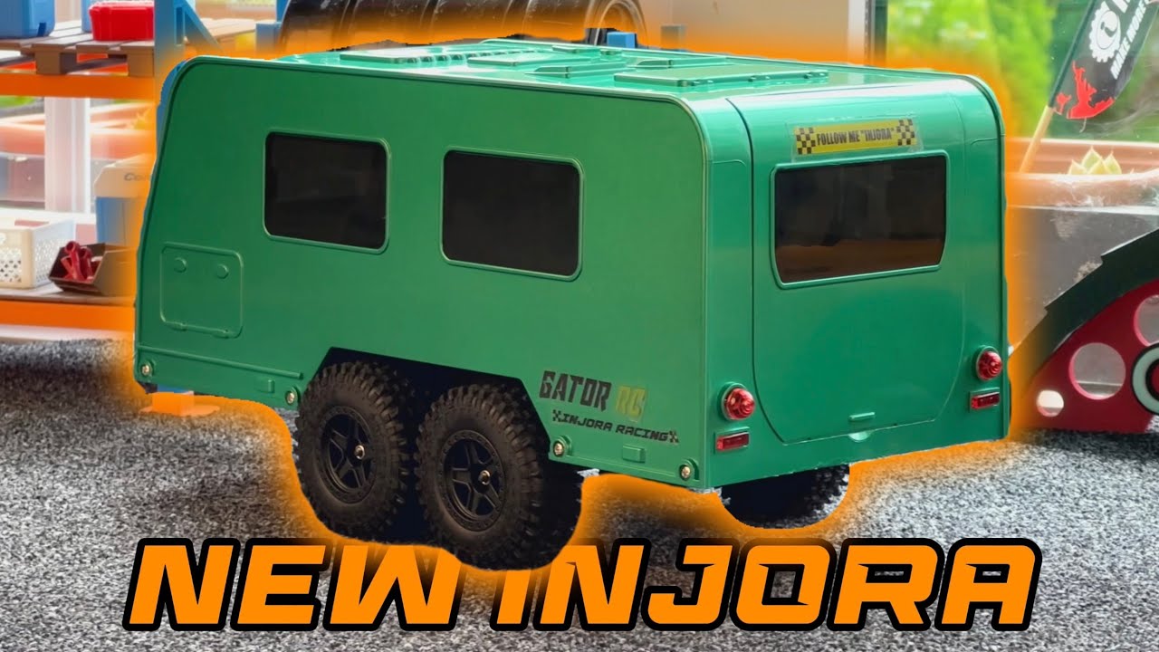 INJORA Travel Camper Trailer  unboxing and assembly