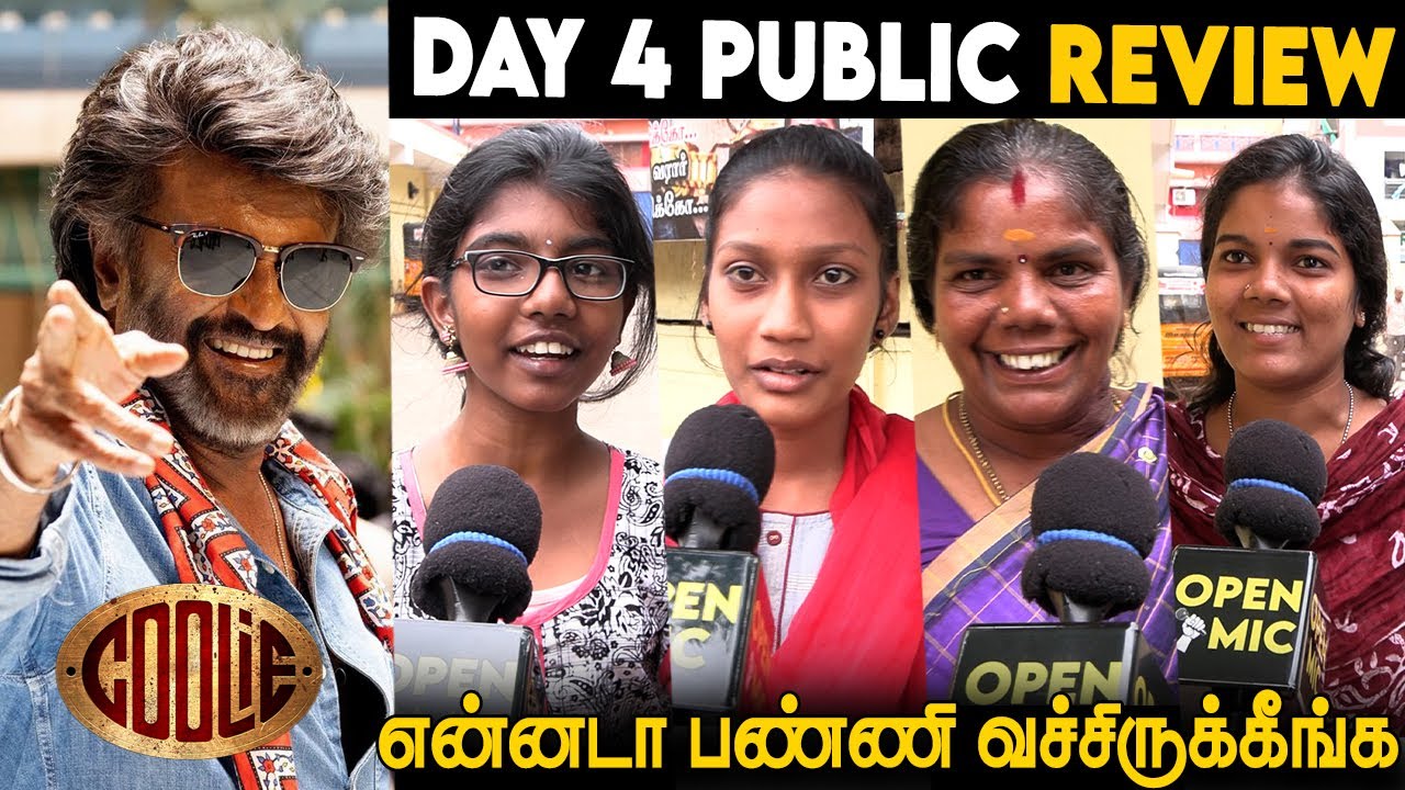 🔥 Coolie Day 4 Public Review | Bharath Theatre Audience Reaction | Rajinikanth | Lokesh Kanagaraj