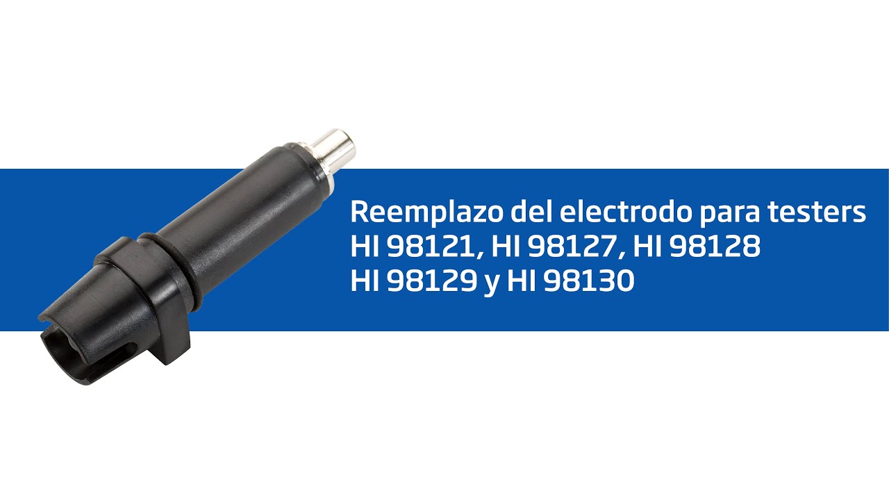 Reemplazo de electrodo para testers HI98121, HI98127, HI98128, HI98129 y HI98130