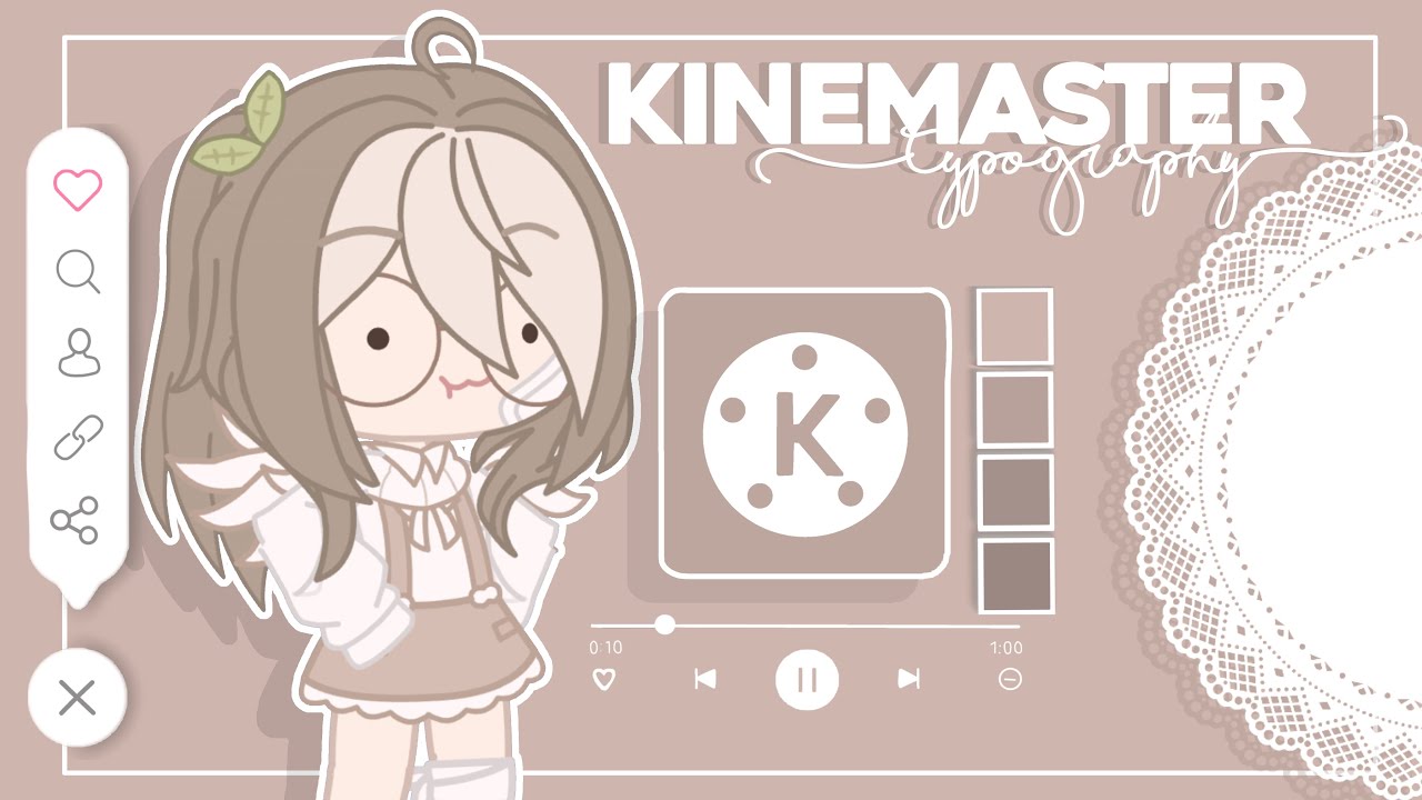 Kinemaster Typography Tutorial Transition!! | Gacha Tutorial - easy to follow!