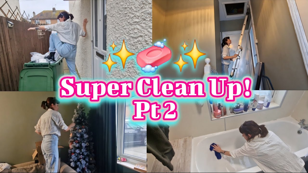 Christmas Clean Up!!!! Pt 2 #cleanwithme #declutter #motivation #speedclean 