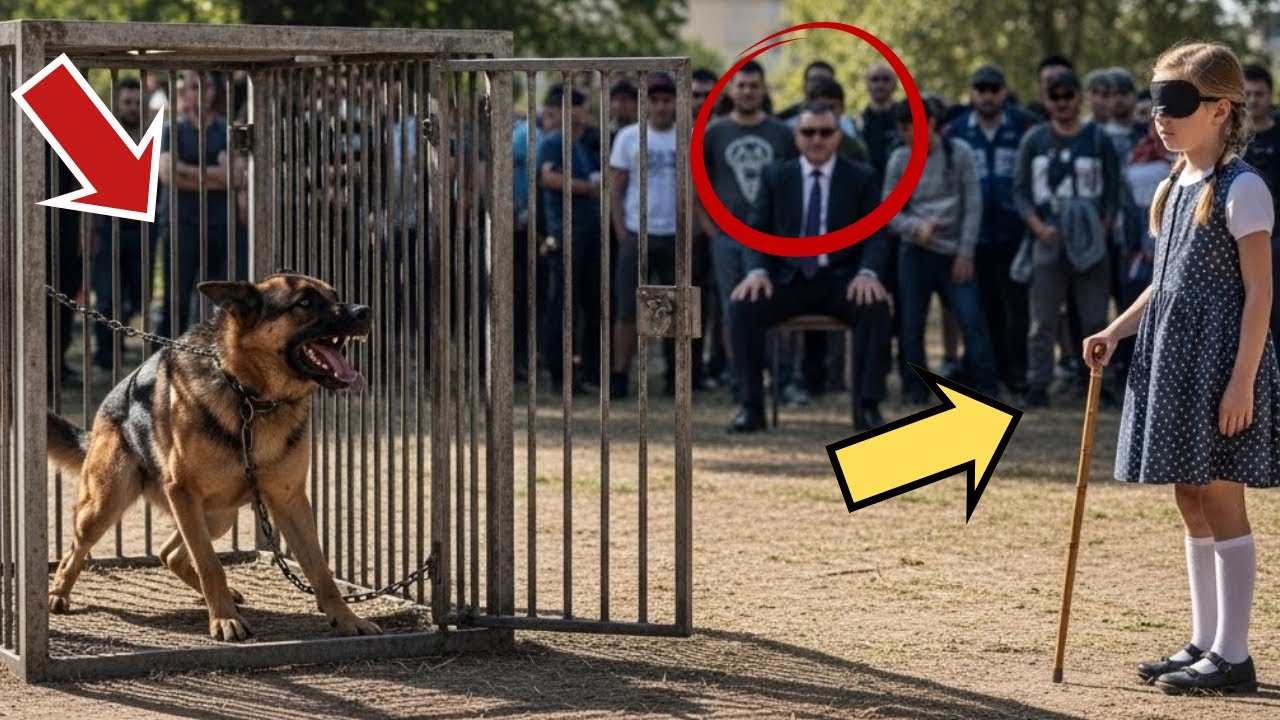 Mafia Boss Bets $1M No One Can Calm His Aggressive Dog—Blind Little Girl Proves Him Wrong