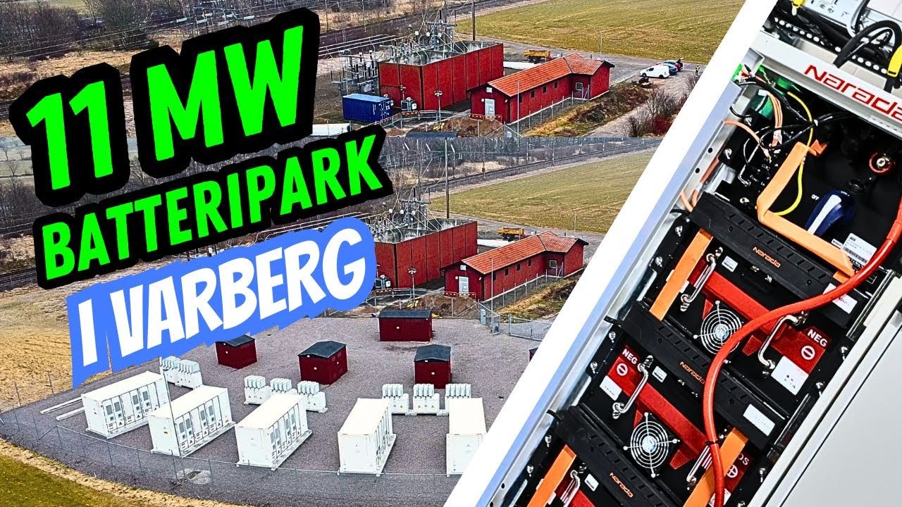 11 MEGAWATT BATTERIPARK I VARBERG!
