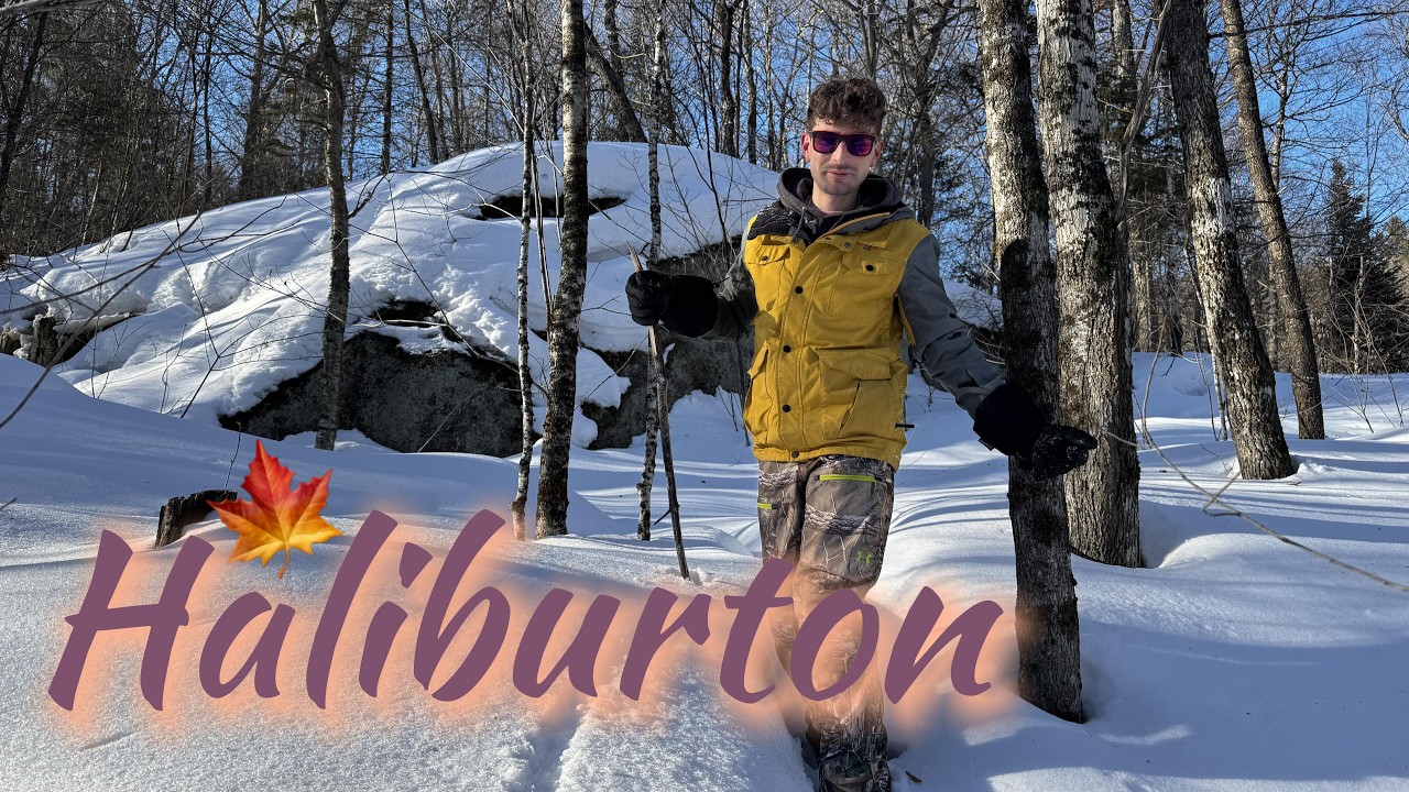 2️⃣ Canadian Winter Adventure in Haliburton ❄️🌲