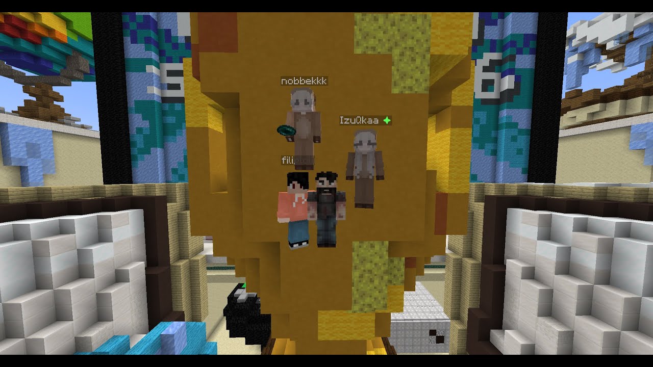 Odklejka grając w BedWars #1 Minecraft