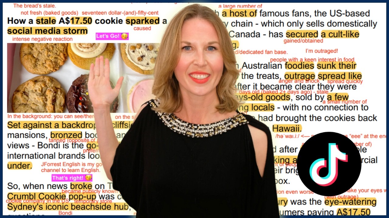 Learn 78 English Words and Expressions from ONE VIRAL News Article