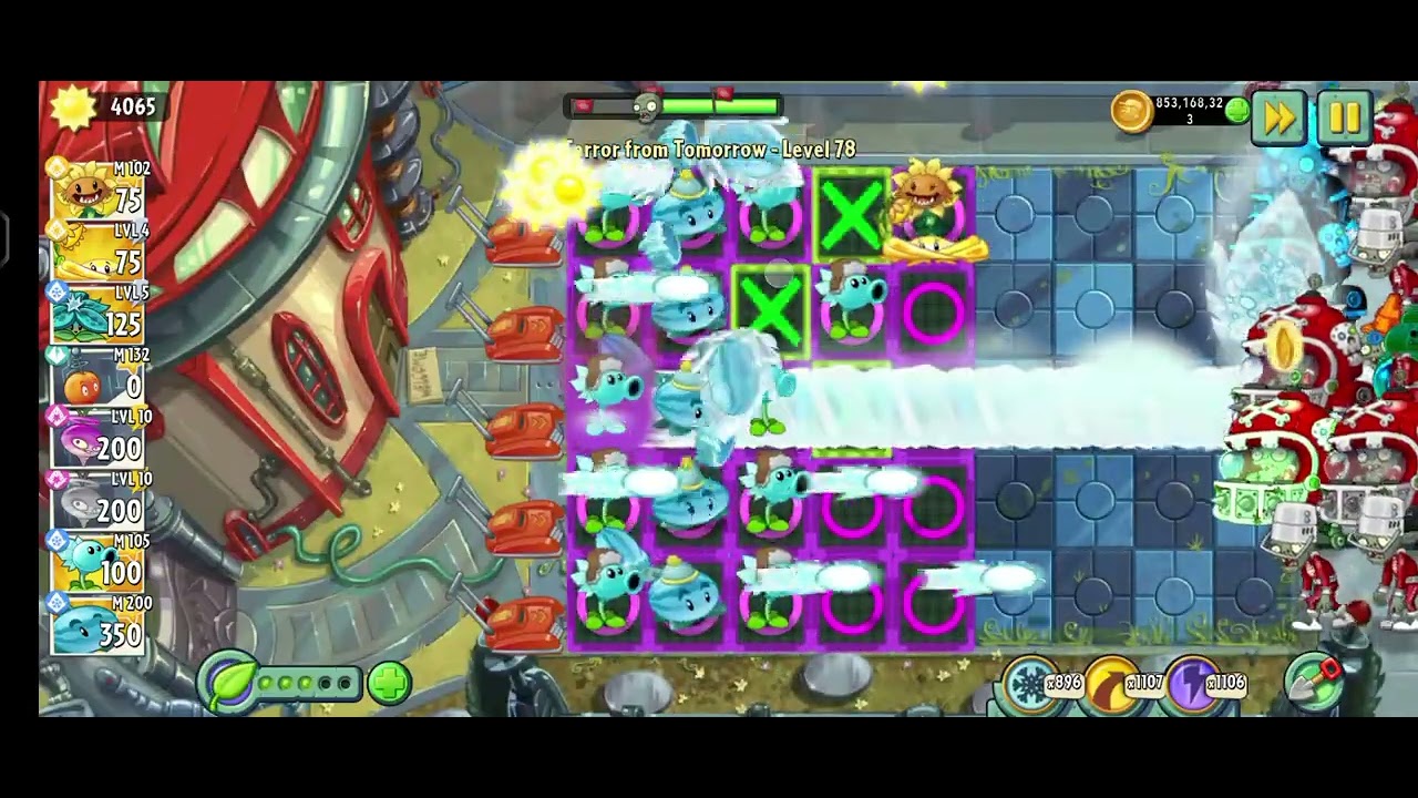 Pvz 2 Terror From Tomorrow lvl 78