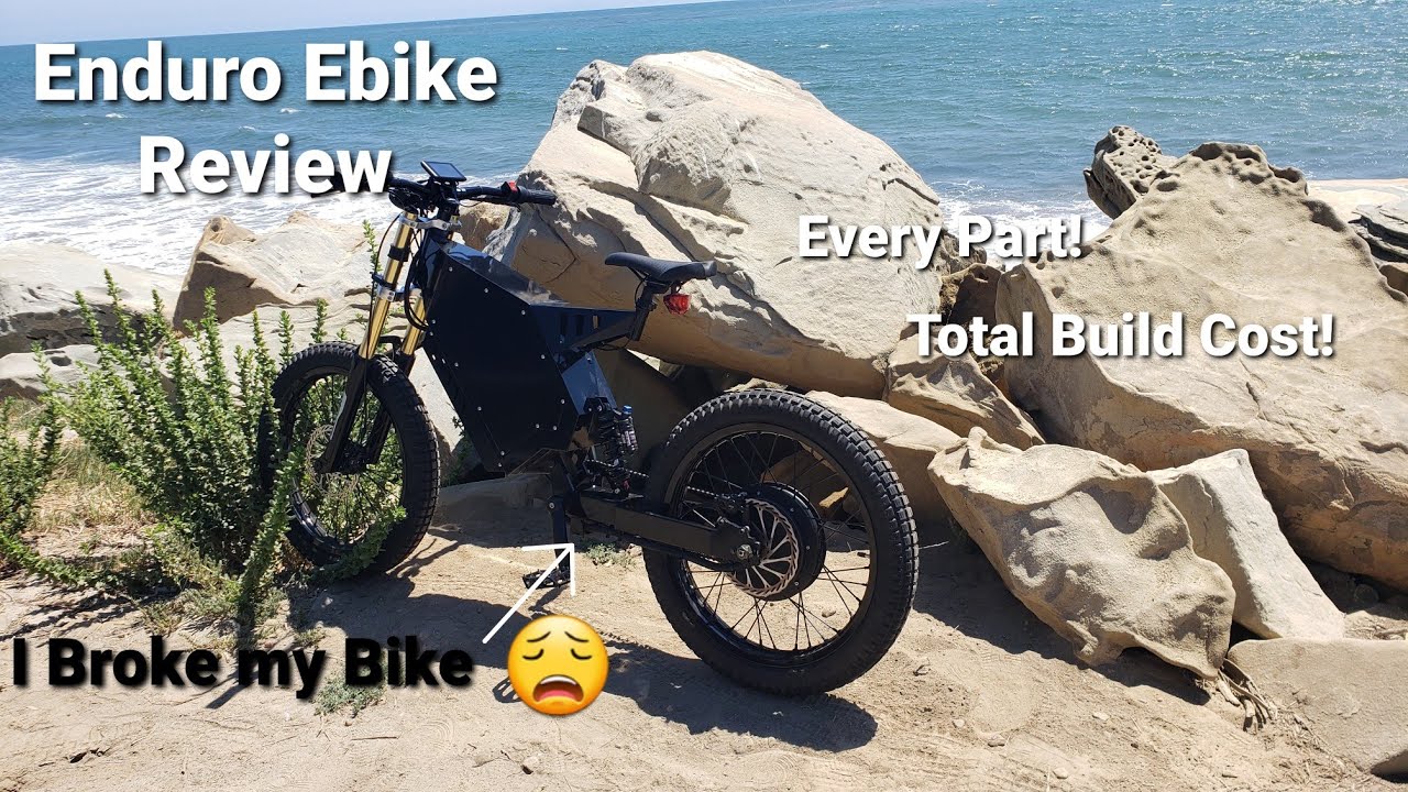 Обзор электровелосипеда Enduro 72V. Стоимость всех деталей.