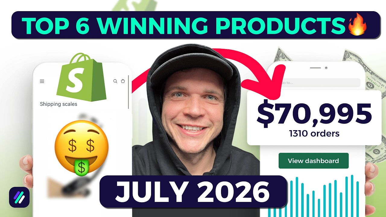 Top 6 Winning Products To Dropship In July 2026 🏆 | Shopify Dropshipping