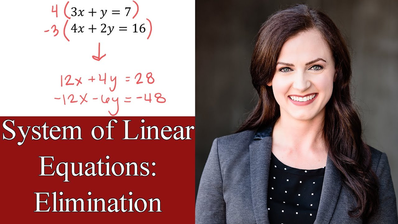 Solving System of Equations by Elimination 2x2