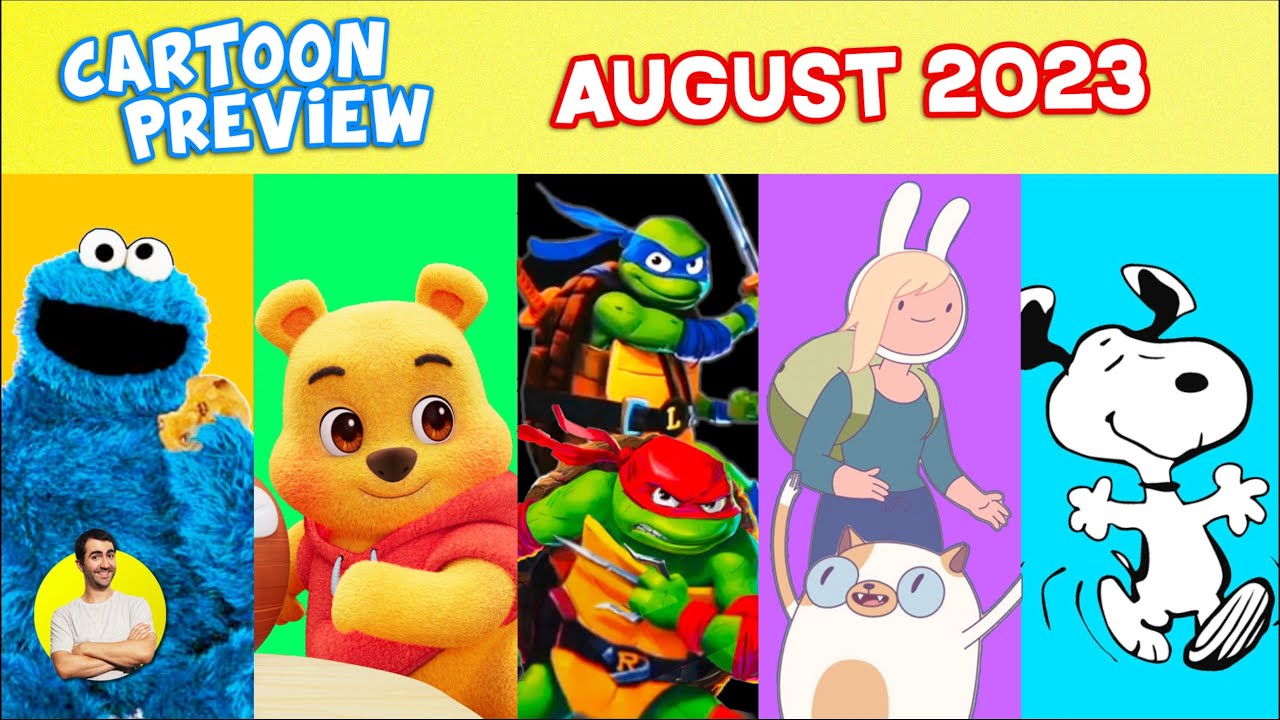 Every CARTOON MOVIE & SERIES in AUGUST 2023 (TMNT, Adventure Time, Chip n Dale, Pooh, Snoopy)