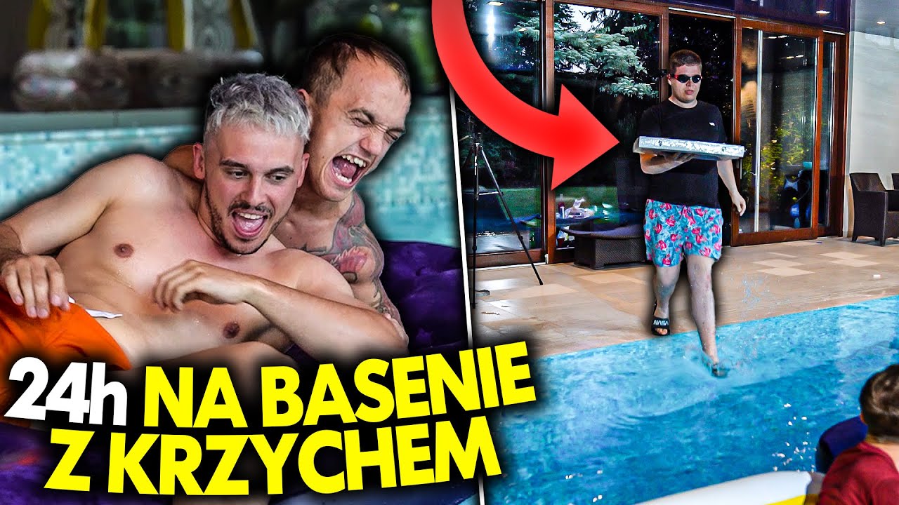 SPĘDZIŁEM 24H NA BASENIE!