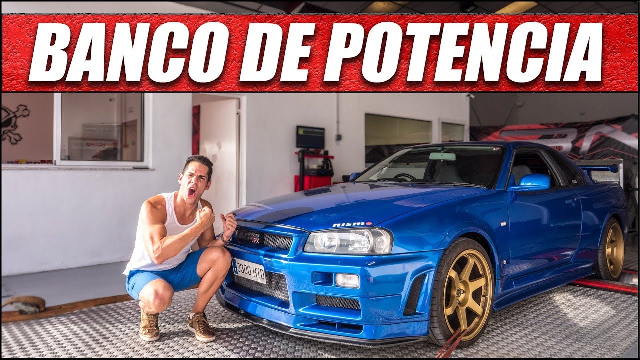¡¡ MI NUEVO NISSAN SKYLINE GTR R34 AL BANCO DE POTENCIA !! | Supercars of Mike