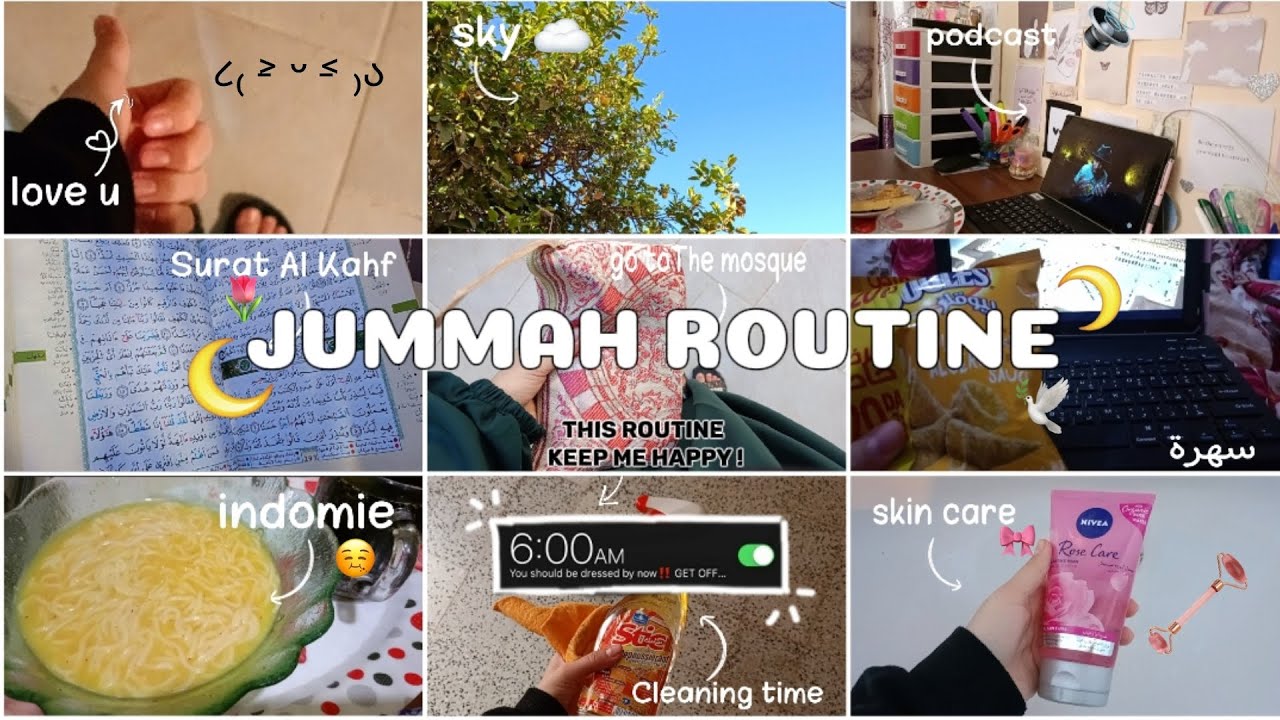 Jummah routine | day of a Muslimah | روتيني يوم الجمعة 🌷🫧