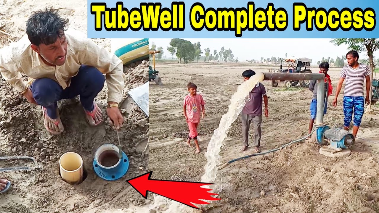 Complete Process of Tubewell Boring | Tubewell Installation | Borewell Drilling| Monoblock Pump