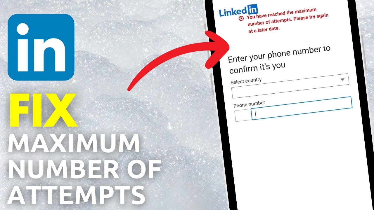 How To Fix You've Reached Maximum Number Of Attempts In LinkedIn
