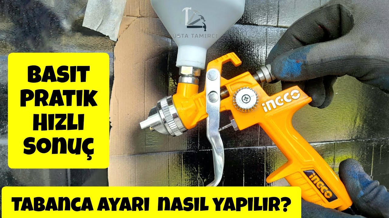 Boya Tabancası Ayarı Nasıl Yapılır?