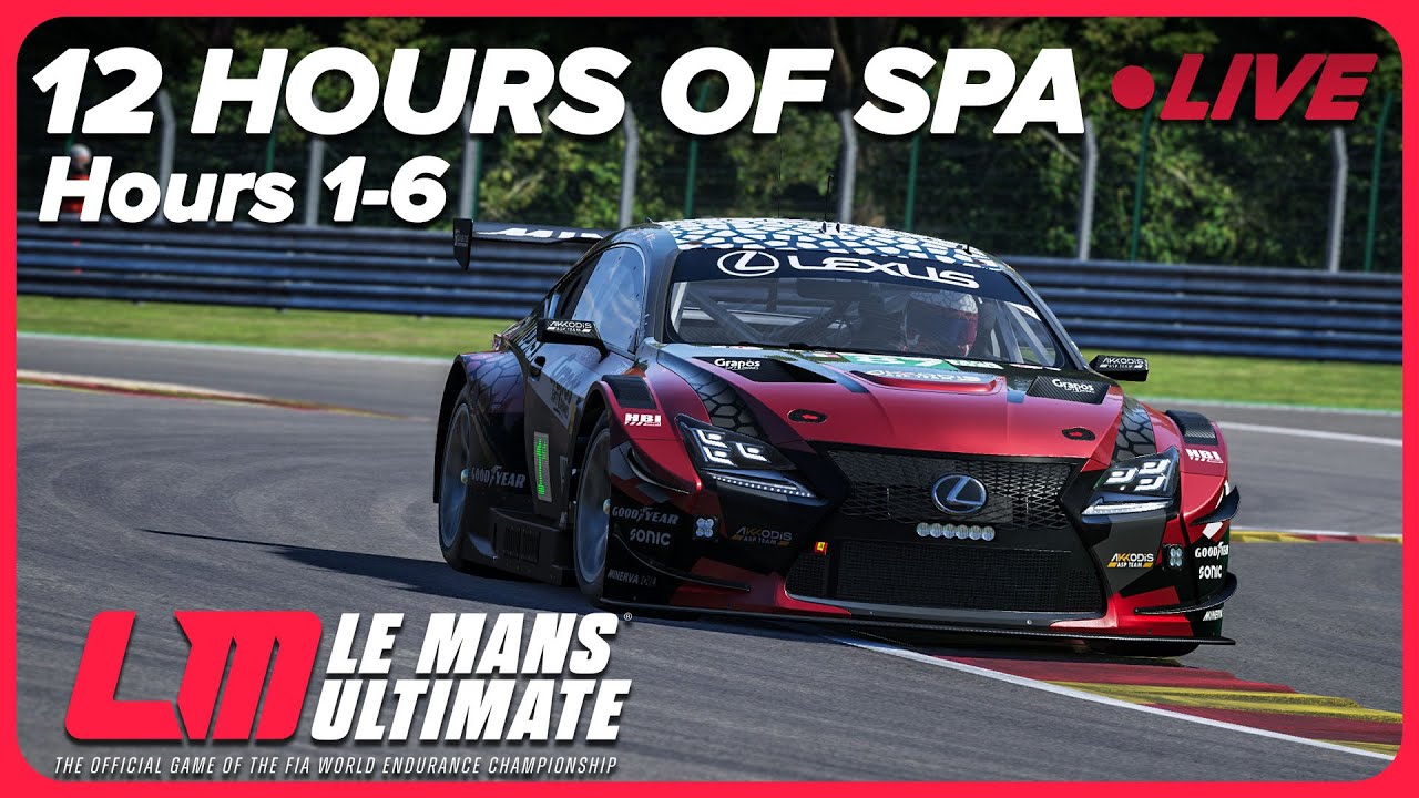 12h of Spa on Le Mans Ultimate in LMGT3