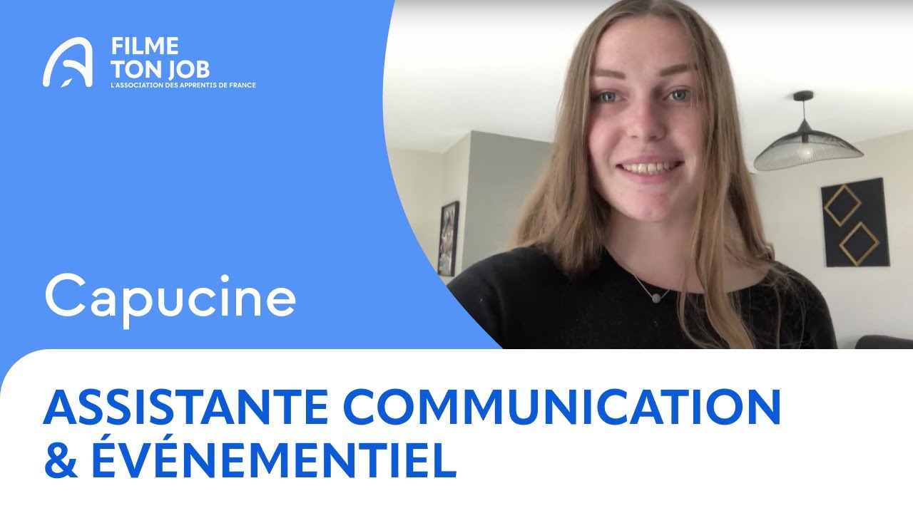 Capucine, assistante communication et événementiel en alternance