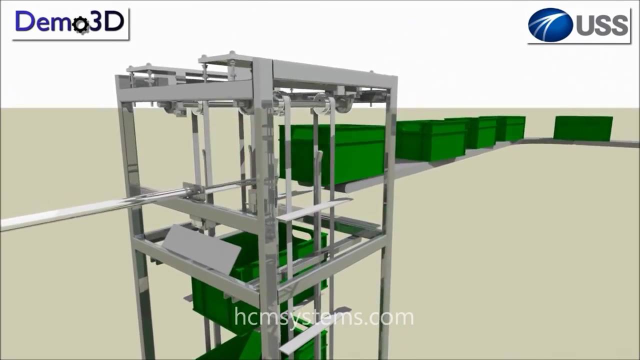 United Sortation Solutions Vertical Indexing Conveyor
