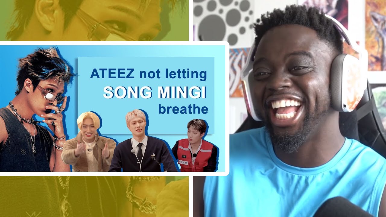 MUSALOVEL1FE Reacts to ATEEZ not letting Mingi breathe