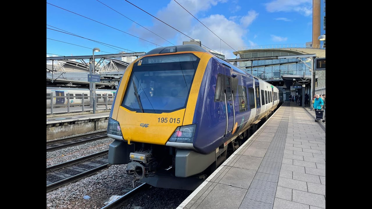 Northern 195 Trains - Leeds to Nottingham Rail Ride