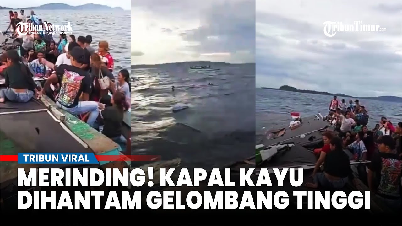 Detik-detik Mencekam di Perairan Gangga, Perahu Penumpang Nyaris Karam Diterjang Angin Kencang
