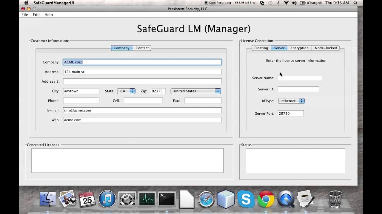 SafeGuard Manager