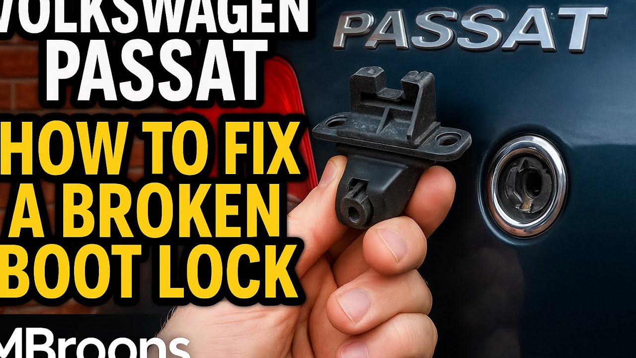 How to Fix a Broken VW Passat Boot Lock (Step-by-Step DIY)