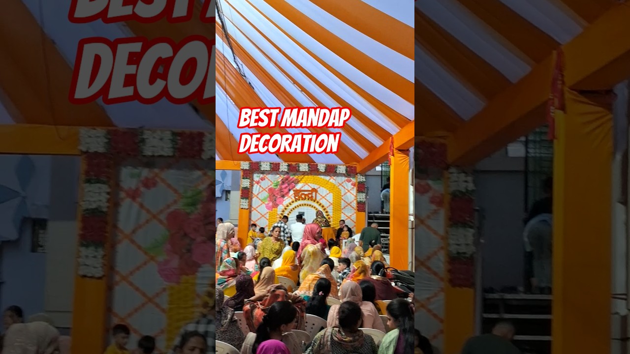 BEST MANDAP DECORATION IDEAS 💡#thakorkalpesh2001