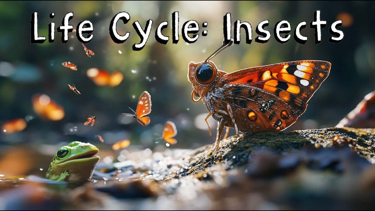The Amazing Life Cycle of Insects 🦋🐞 | Learn the 4 Stages!