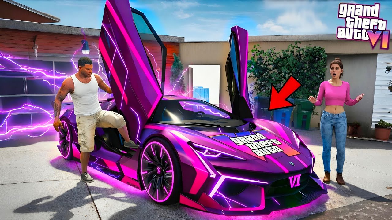 GTA 5: Franklin Stole GTA 6 Limited Edition Ferrari