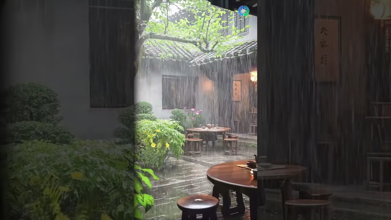 #relaxation #scenery #rain #garden #gardenraining #natureaudio #rainsounds #naturesounds #calm