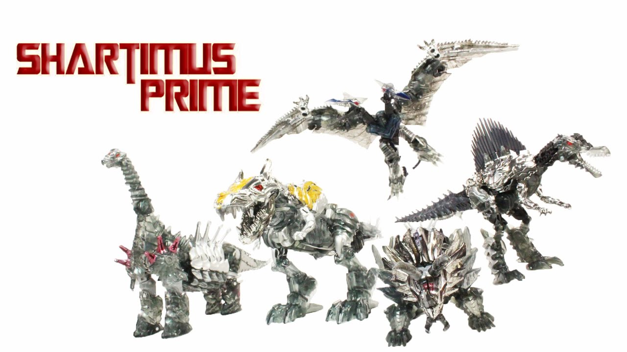 Transformers 4 Dinobots Age of Extinction Platinum Edition Unleashed Shared BBTS Exclusive 5 Pack Ac
