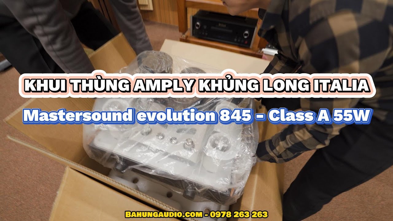 SIÊU PHẨM CẬP BẾN AMPLY ĐÈN KHỦNG LONG - MastersounD Evolution 845 - trị mọi loại loa