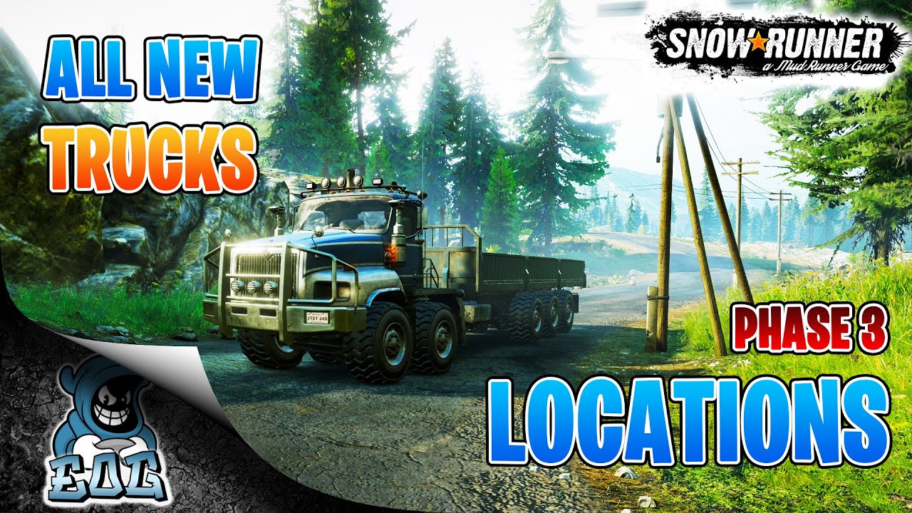 Snowrunner All New Trucks Locations (Phase 3 DLC)