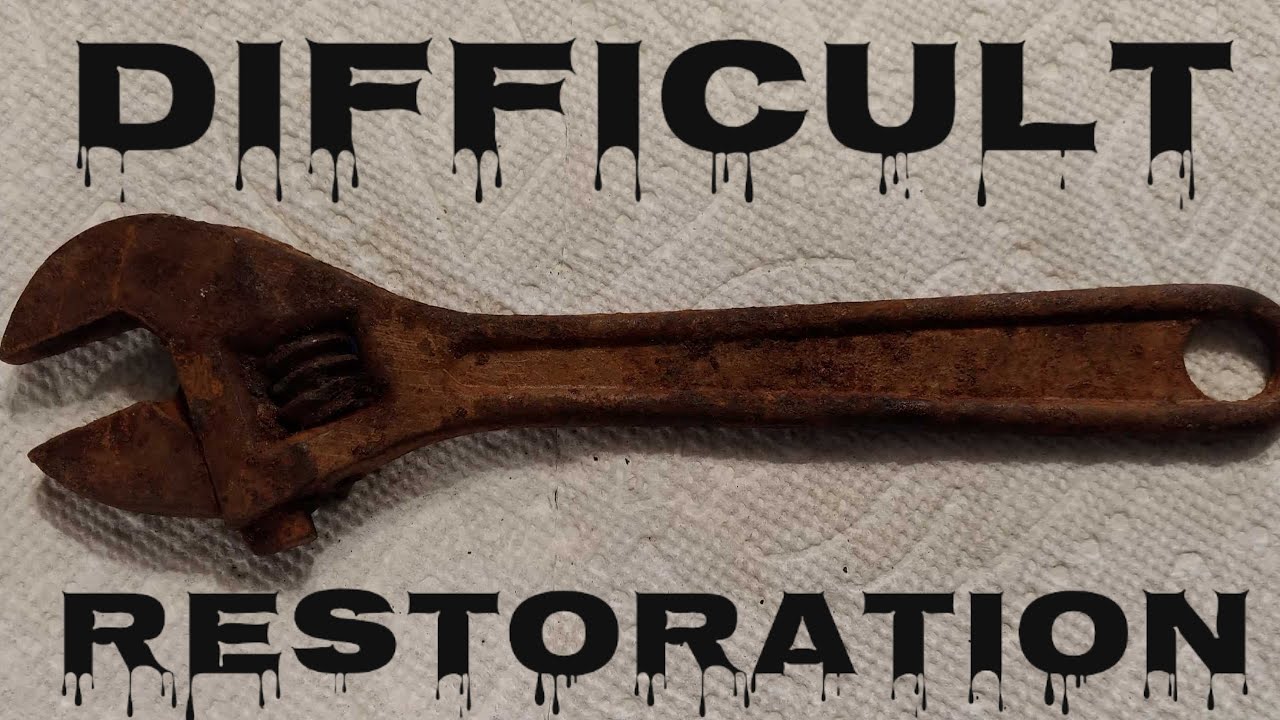 RUSTY SEIZED WRENCH RESTORATION