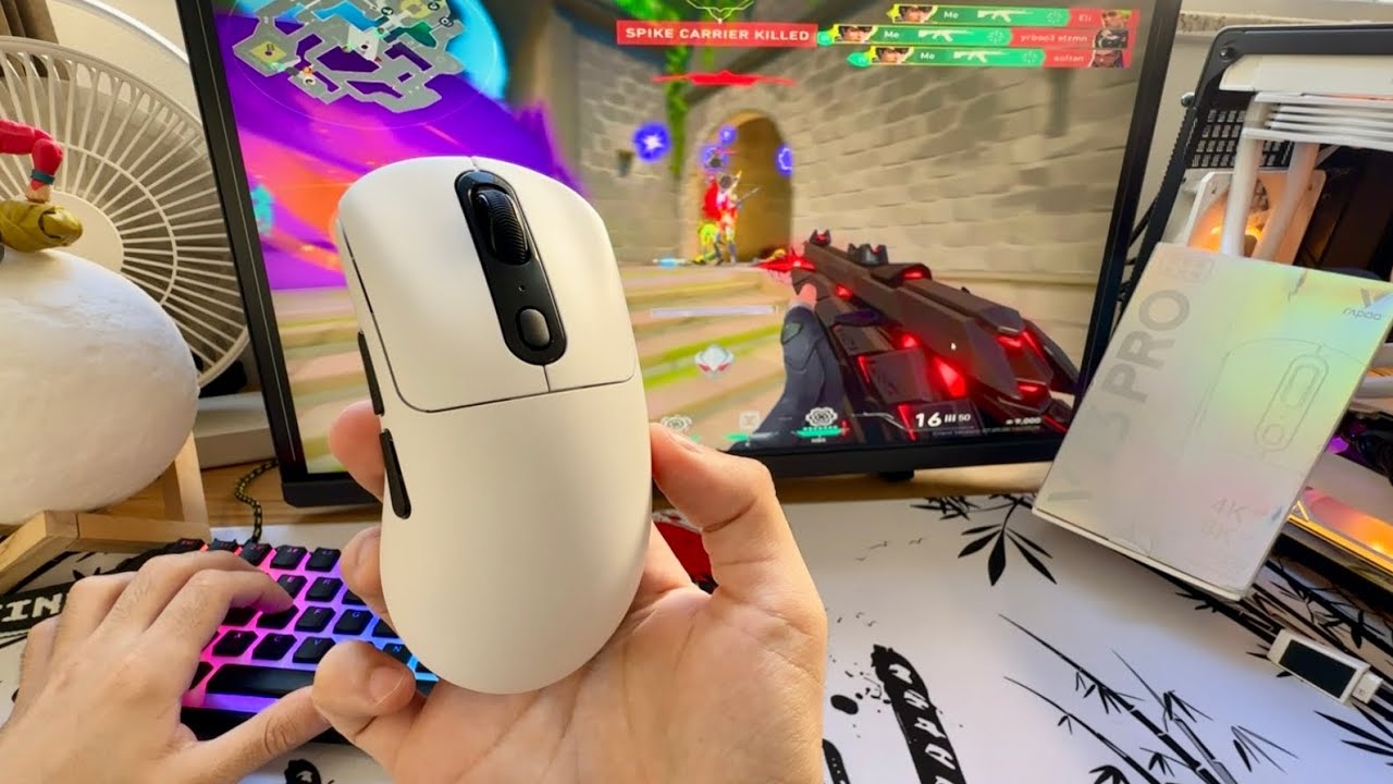 Melhor Mouse Custo Beneficio Atualmente no Aliexpress - Rapoo vt3 PRO