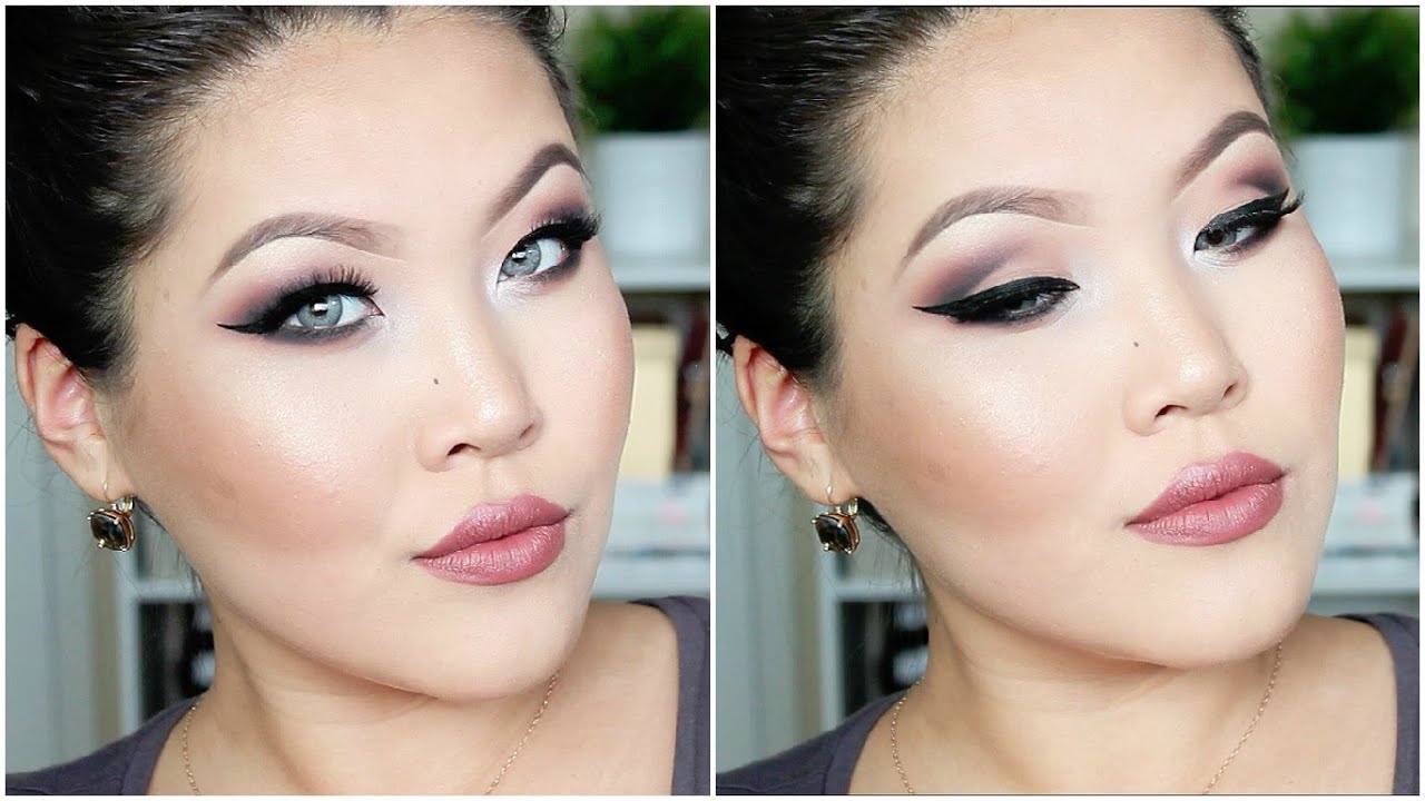 ANGLED CUT CREASE EYE MAKEUP + Suitable for Hooded Eyes | MARLA NYAMDORJ