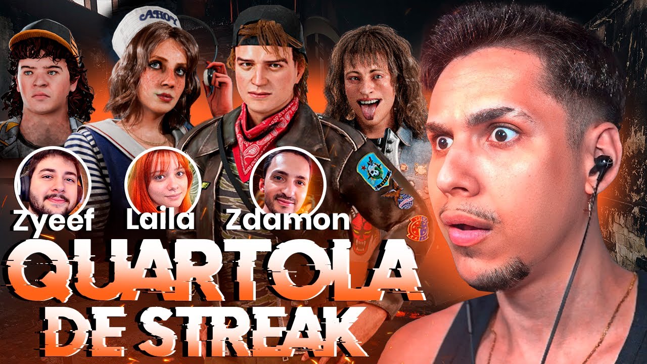 LIVE 🔴 - QUARTOLA em BUSCA do MAIOR RECORD da STREAK das PERKS ALEAT&Oacute;RIAS no DEAD BY DAYLIGHT