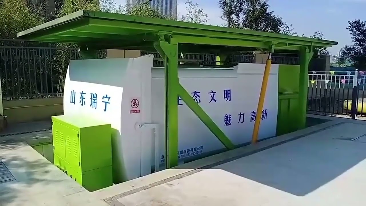 RNKJ Food Waste Electric Hydraulic Underground Garbage Compactor