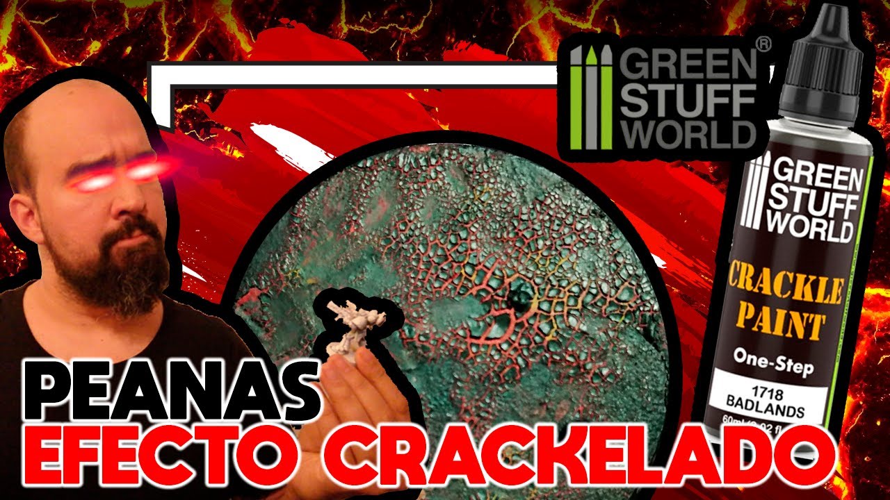 🔥 🔥 🔥 Efecto Craquelado en tus peanas 😲  - GreenStuffWorld 🟢