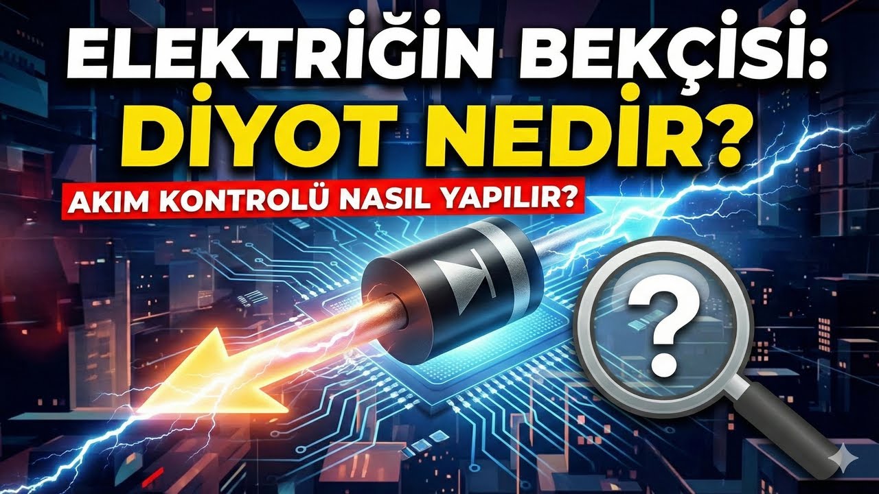 “Diyot Nedir?-- Akımın Tek Yönlü Krallığı!”