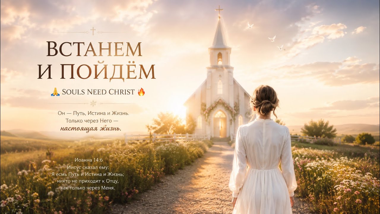 Встанем и пойдём — души ждут Христа!!!  Rise and Go — Souls Are Waiting for Christ!!!❤️🙏🏻