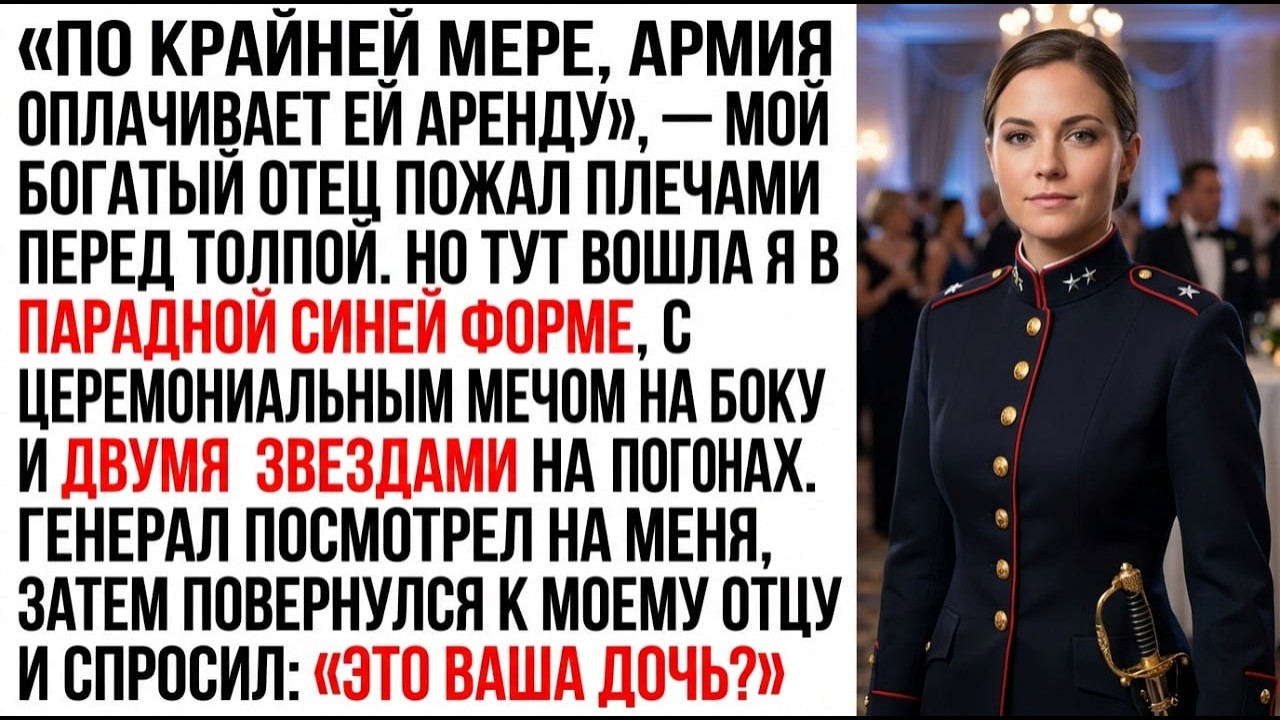 Отец-богач думал, моей зарплаты в армии не хватит даже на жилье. Пока я не вошла с...